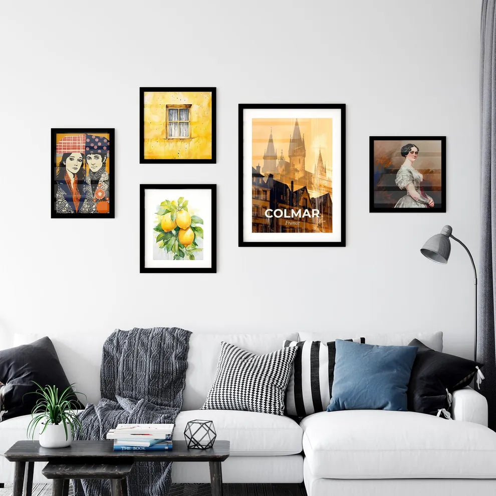 Colmar Skyline Poster: Captivating French Beauty Wall Art