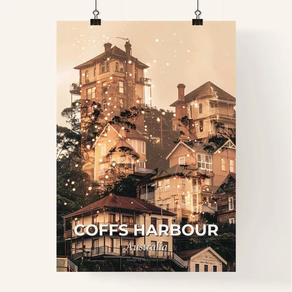 Coffs Harbour Art Deco Dreamscape Poster