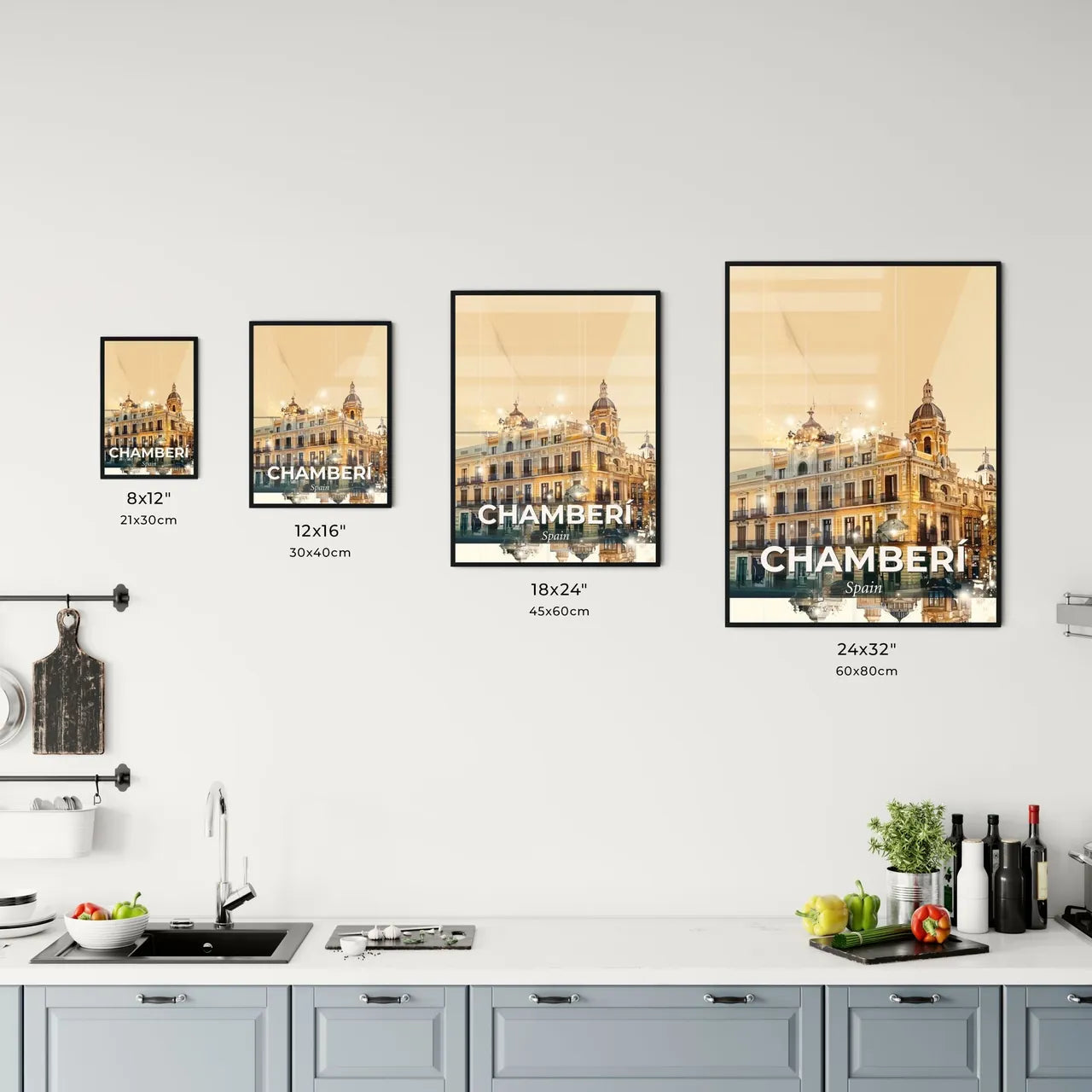 Chamberi Spain Skyline City Architecture Sparkling Art Office Art