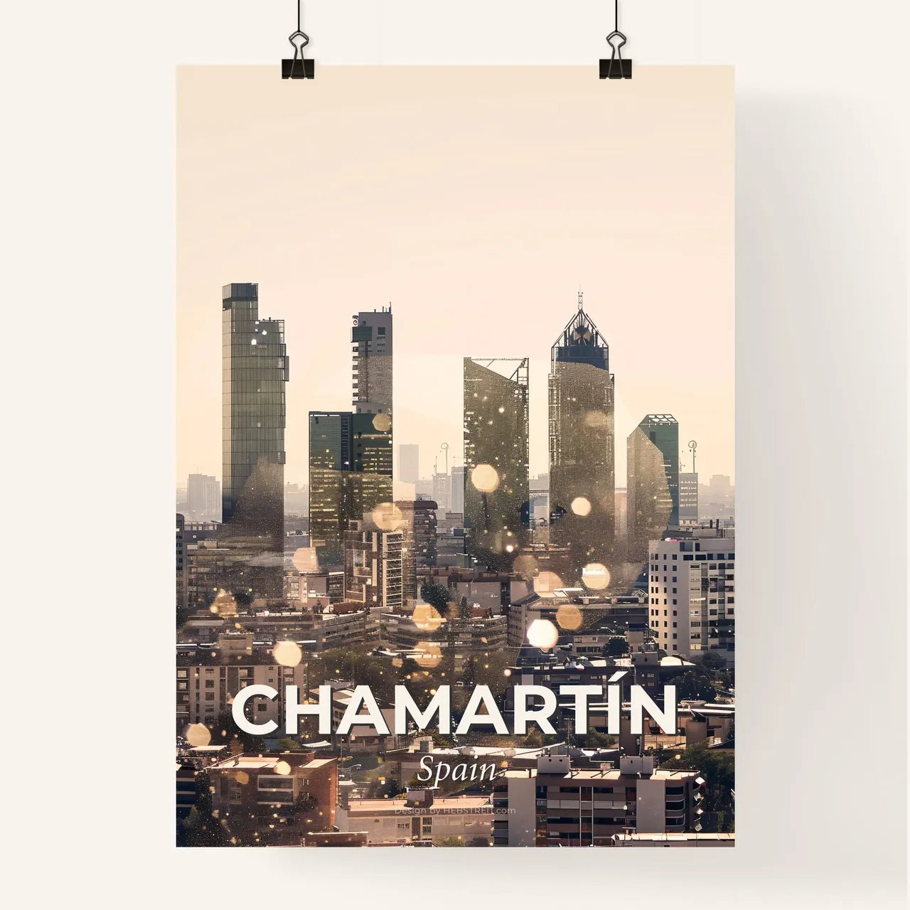 Chamartín Skyline Canvas Masterpiece Poster