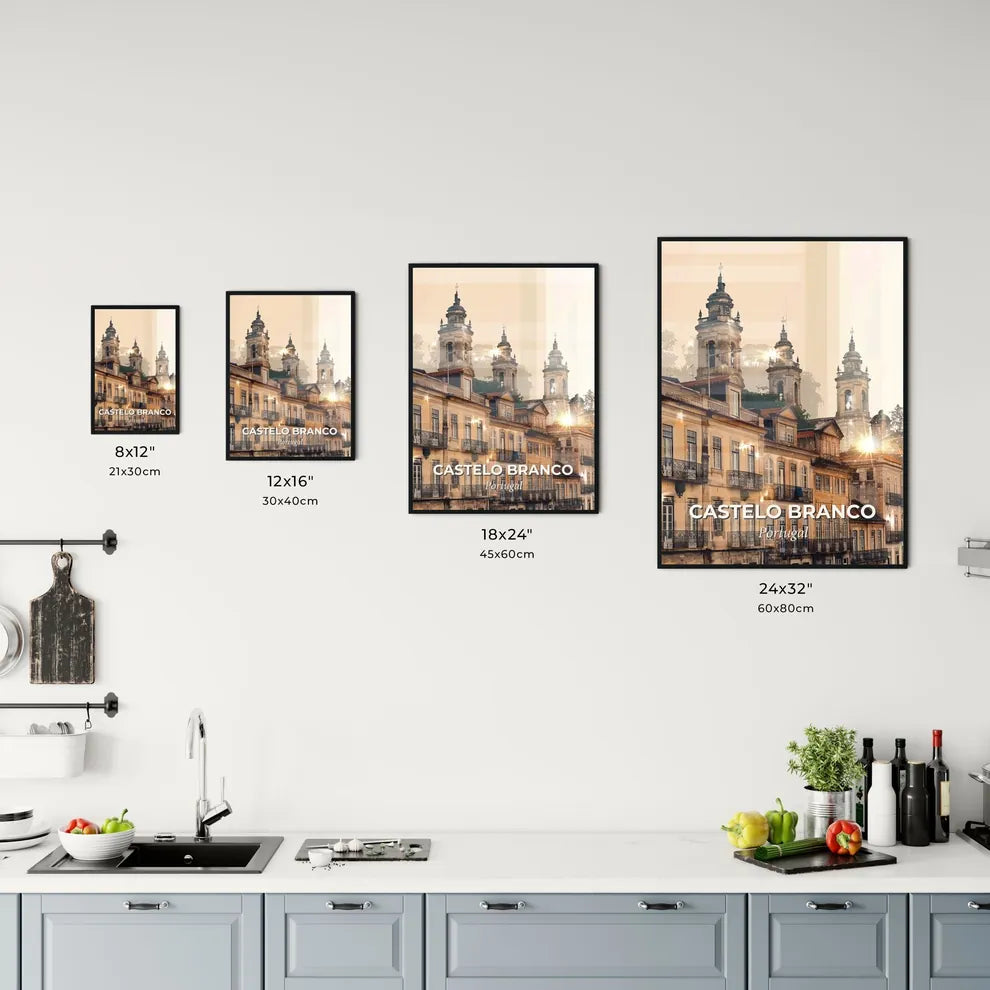 Castelo Branco: Art of Skyline and Architecture Office Art