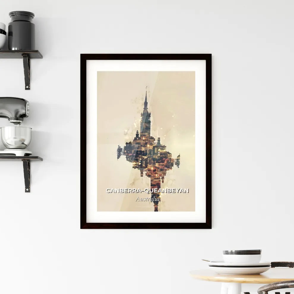 Canberra Artwork Framed Print