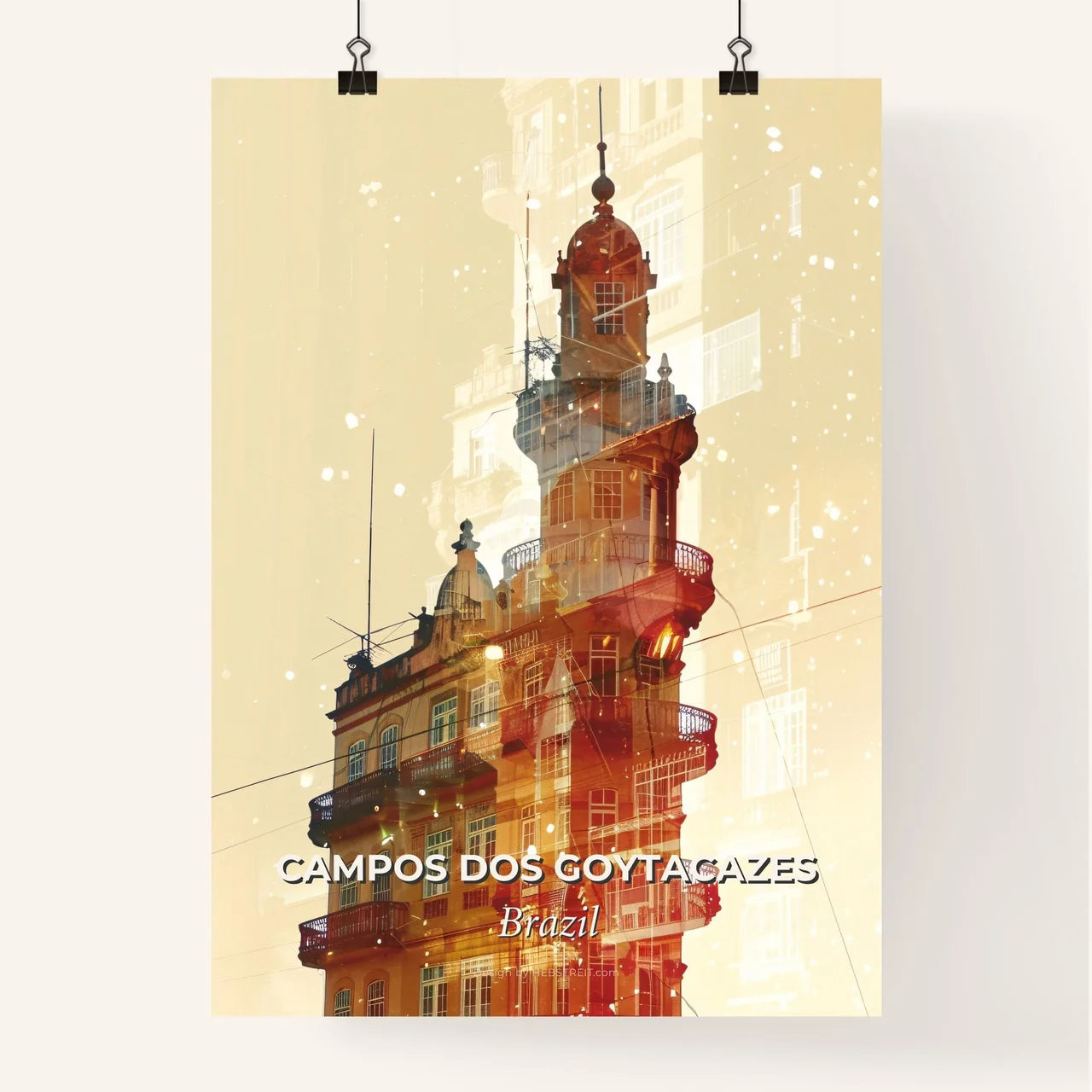 Campos Dos Goytacazes City Art Poster Poster