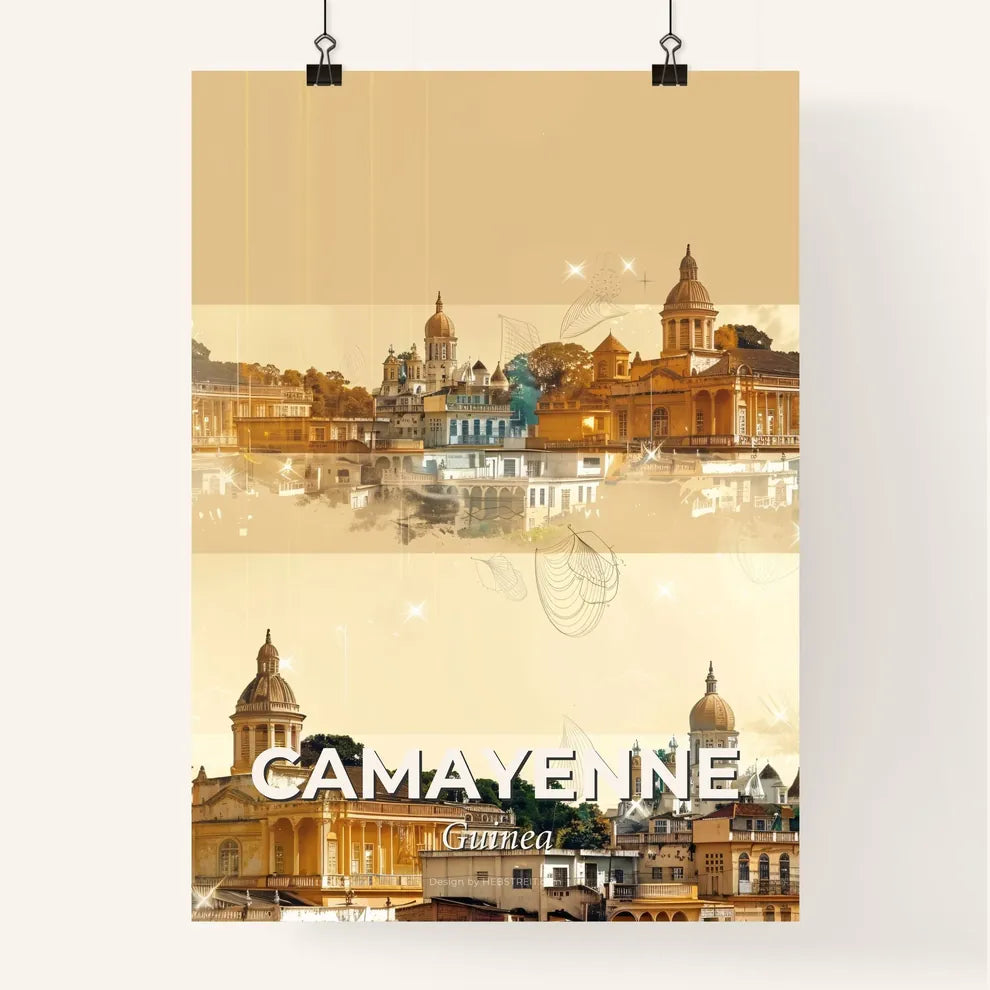 Camayenne City Art Poster Architecture Skyline Poster