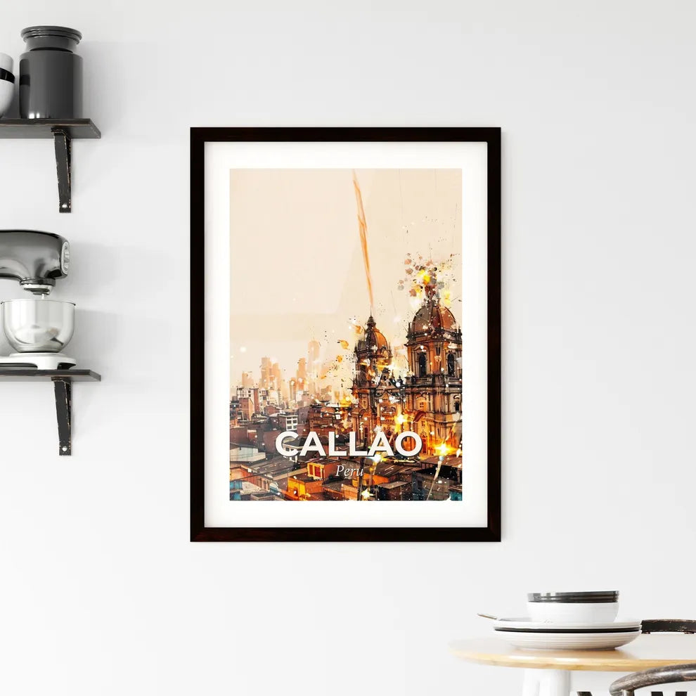 Callao: Where History Meets the Modern Framed Print