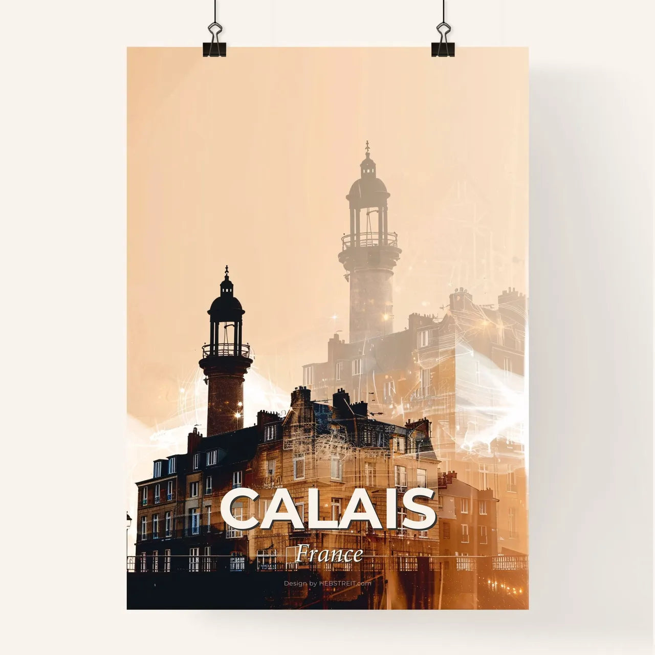 Calais, France: The Sparkles of the City Poster