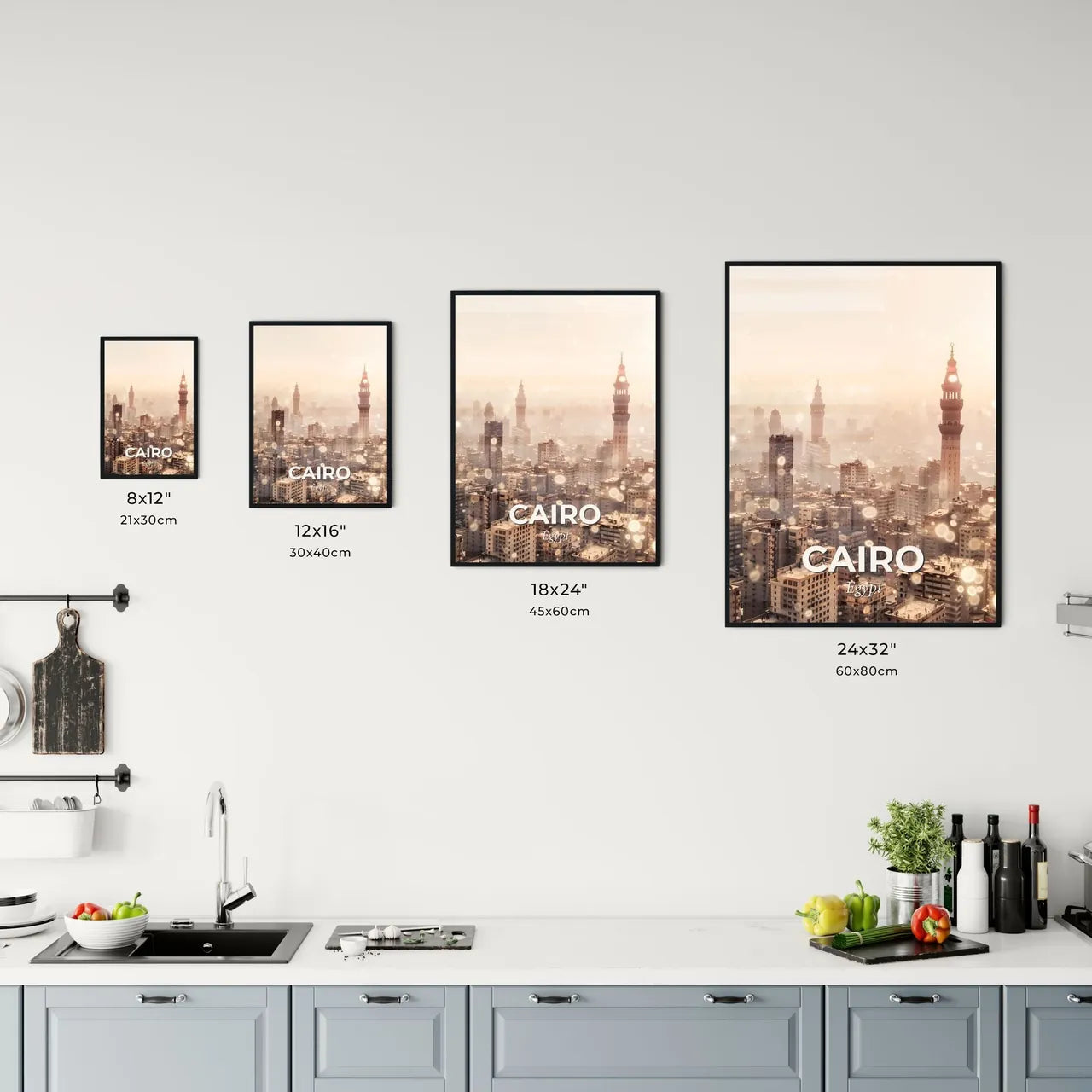 Cairo Double Exposure Cityscape Art Office Art