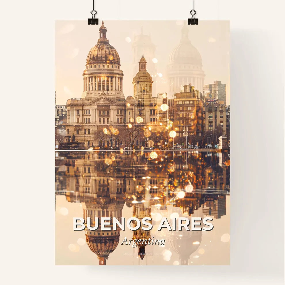 Buenos Aires Blends Cityscape and Charm Poster