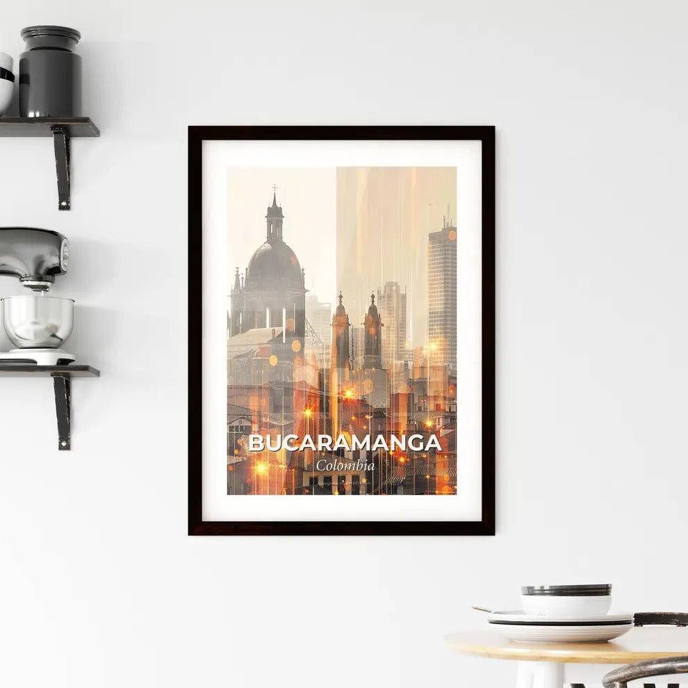 Bucaramanga: Two Worlds, One Skyline Framed Print