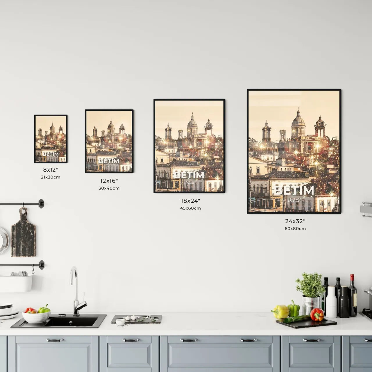 Betim Skyline Art: Local Icons and Urban Beauty Office Art