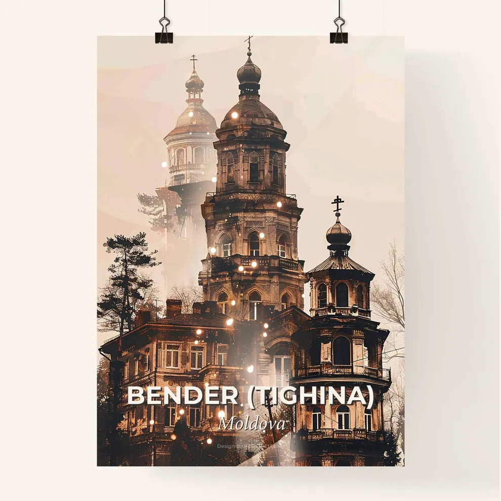 Bender City Skyline Paper Poster Art Poster