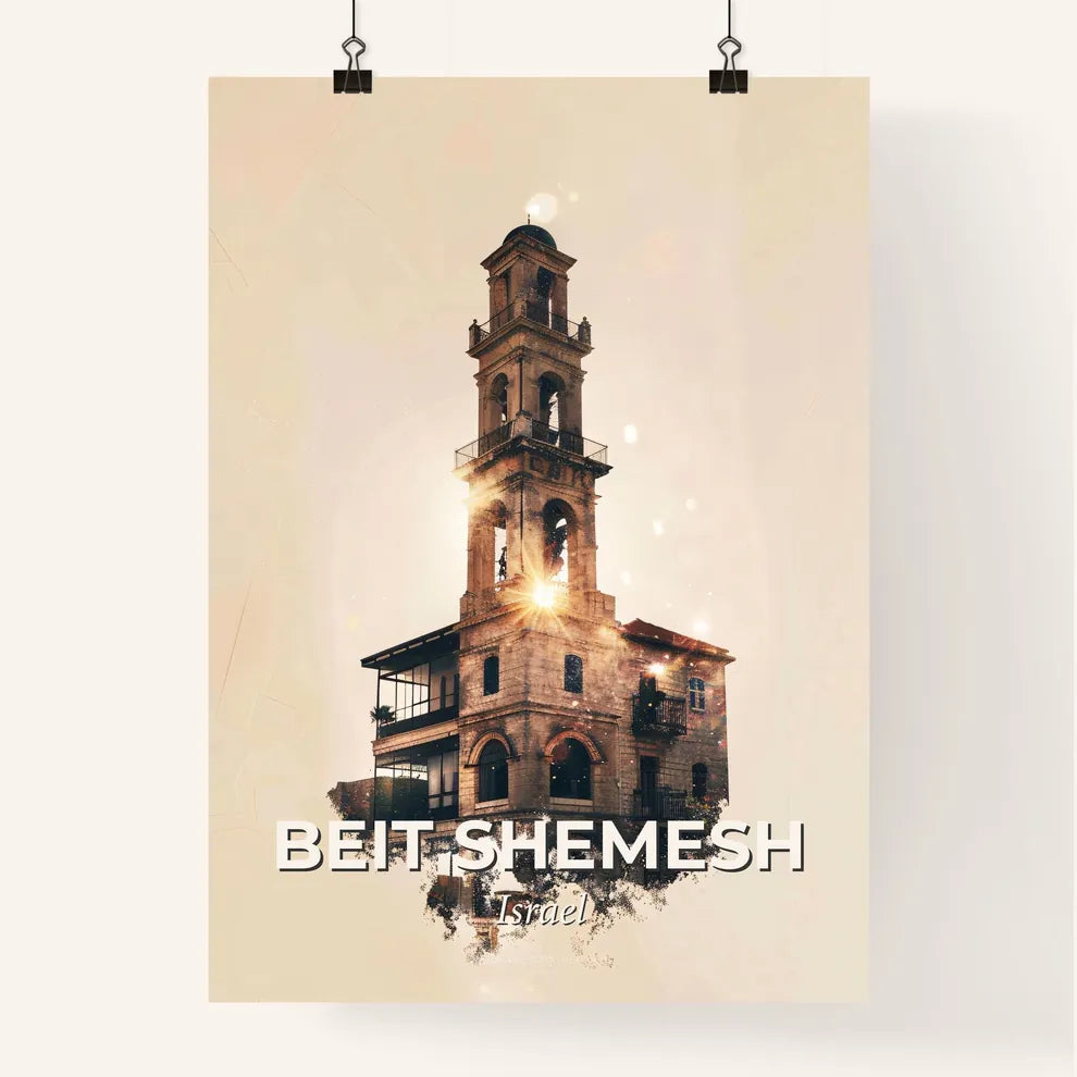 Beit Shemesh Architectural Art Print Poster