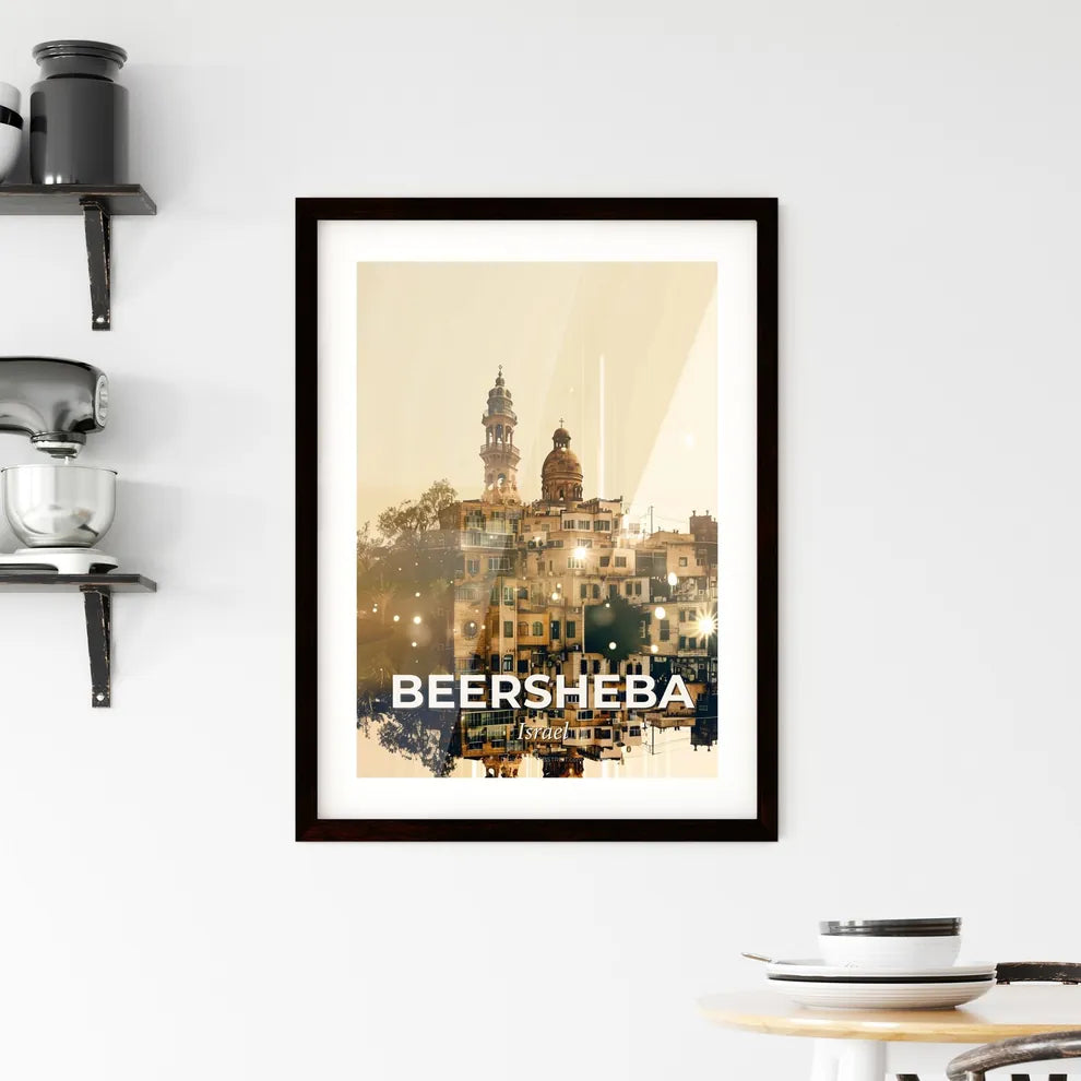 Beersheba: City Lights and Ancient Treasures Framed Print
