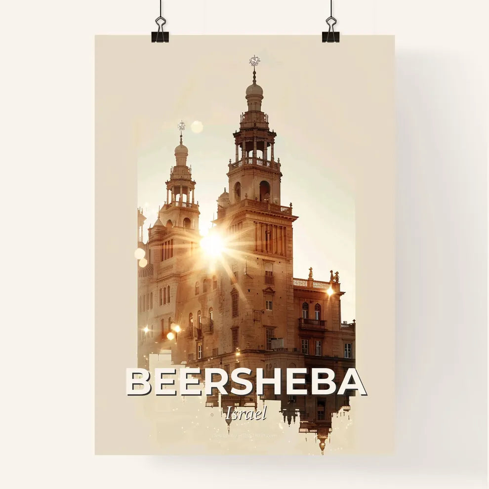 Beersheba: Desert City by Night Poster