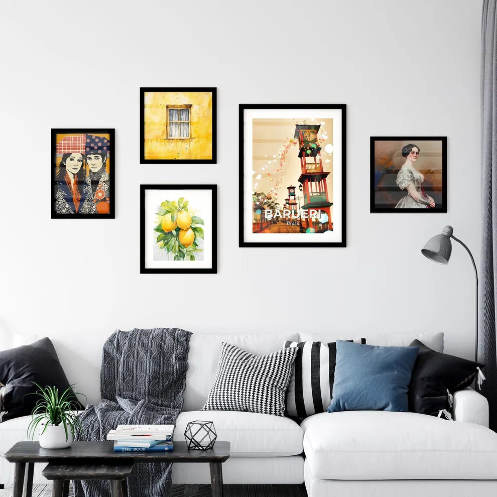 Barueri Skyline City Glow Iconic Artwork Wall Art