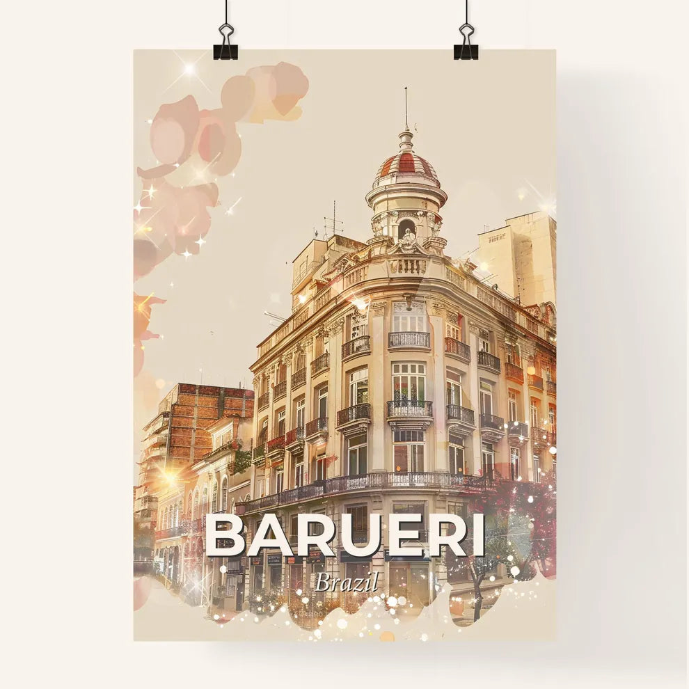 Barueri City Skyline Composite Art Poster Poster