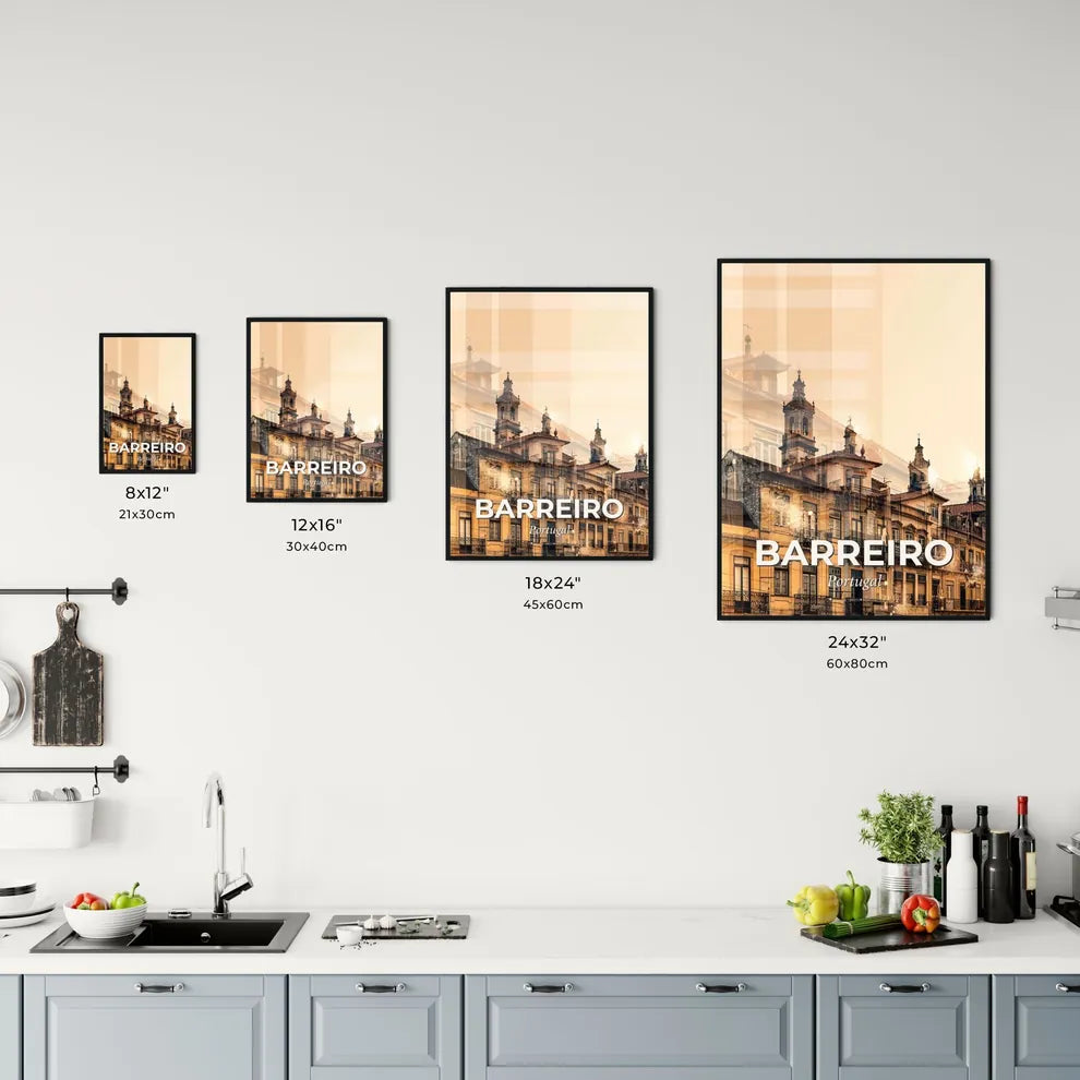 Barreiro Skyline Composite Art Poster Office Art