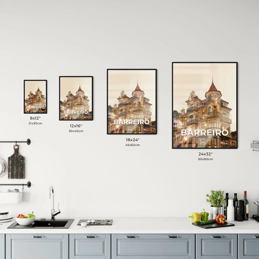 Barreiro Skyline Art: Double Exposure Cityscape Charm Office Art