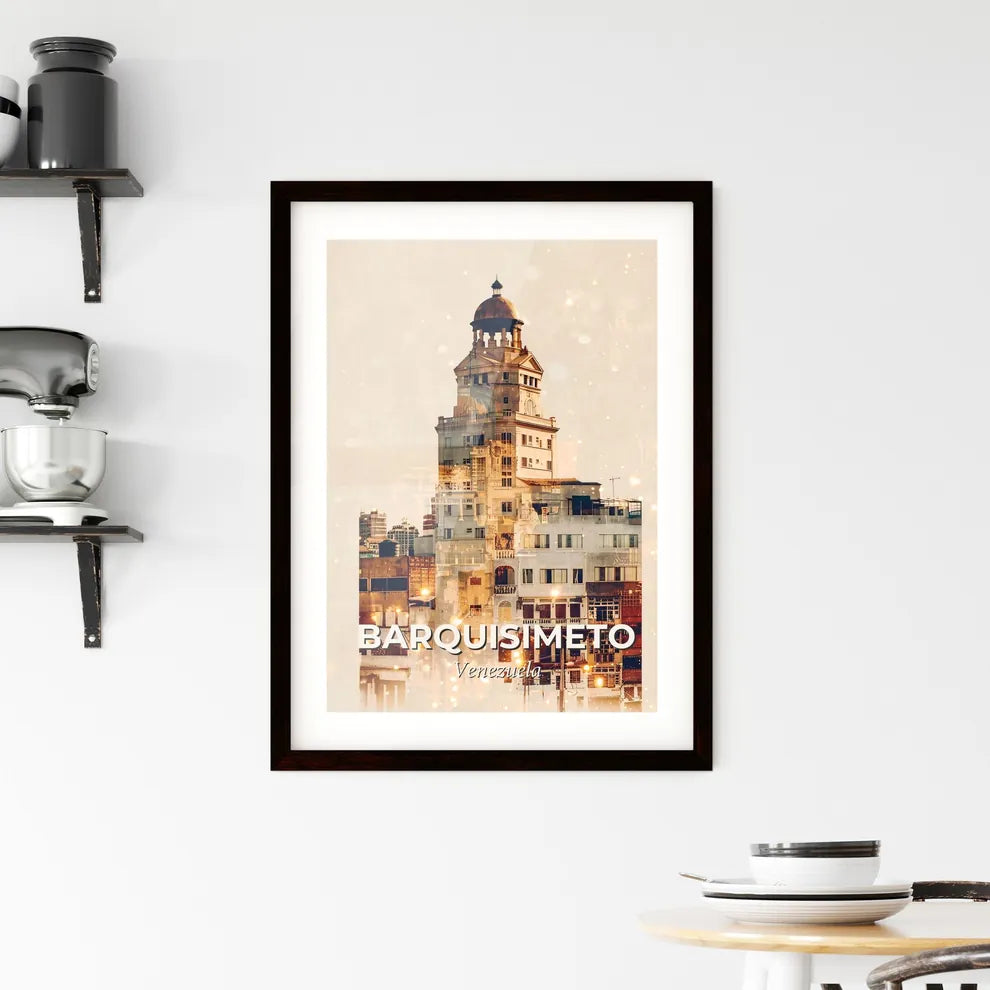 Barquisimeto: Vibrant Tapestry of City and Spirit Framed Print