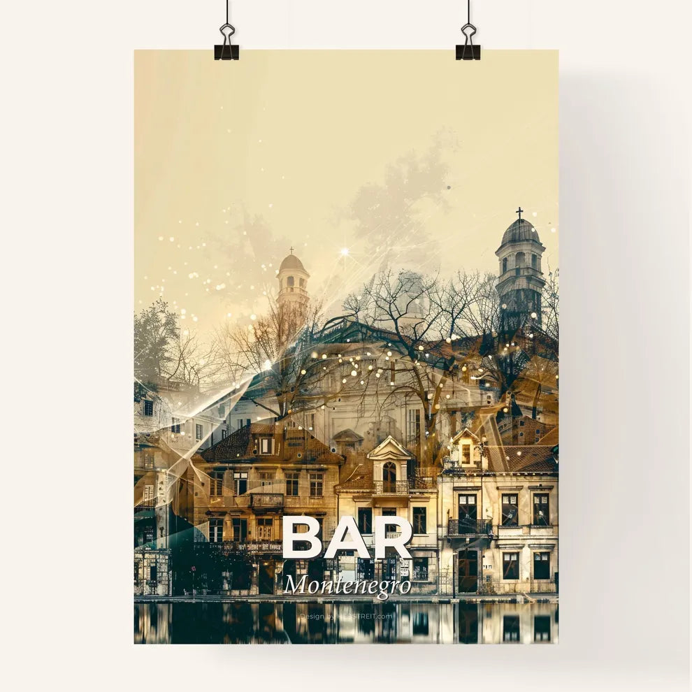 Bar, Montenegro: City Canvas of History, Art, and Spirit Poster