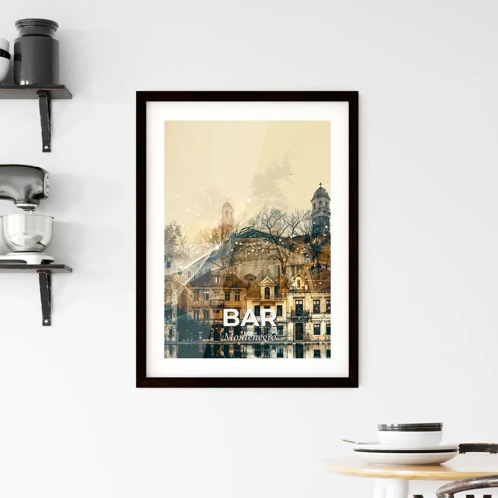 Bar, Montenegro: City Canvas of History, Art, and Spirit Framed Print