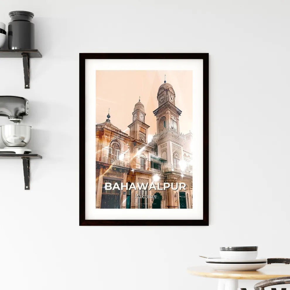 Bahawalpur Skyline Composite Art Print Framed Print