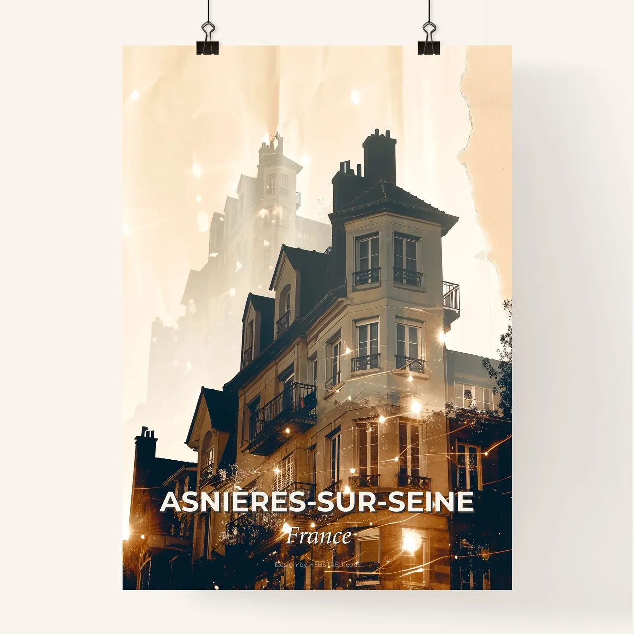 Asniere Poster