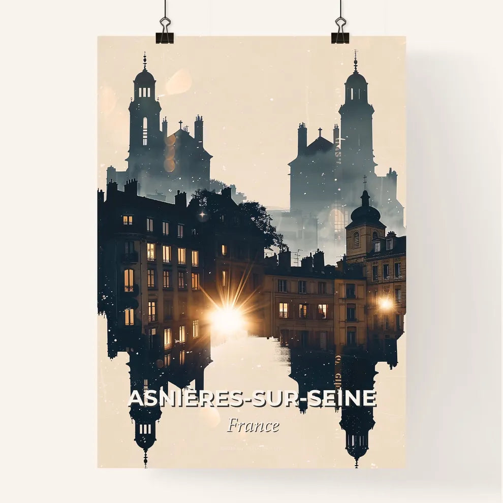 Asniere Poster