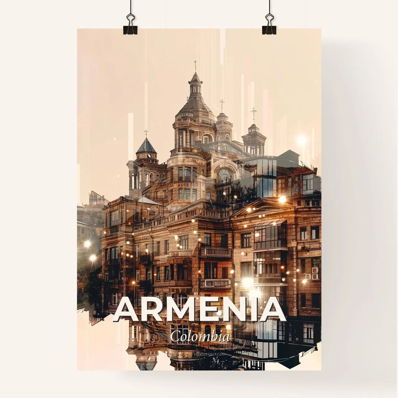 Armenia Skyline Poster