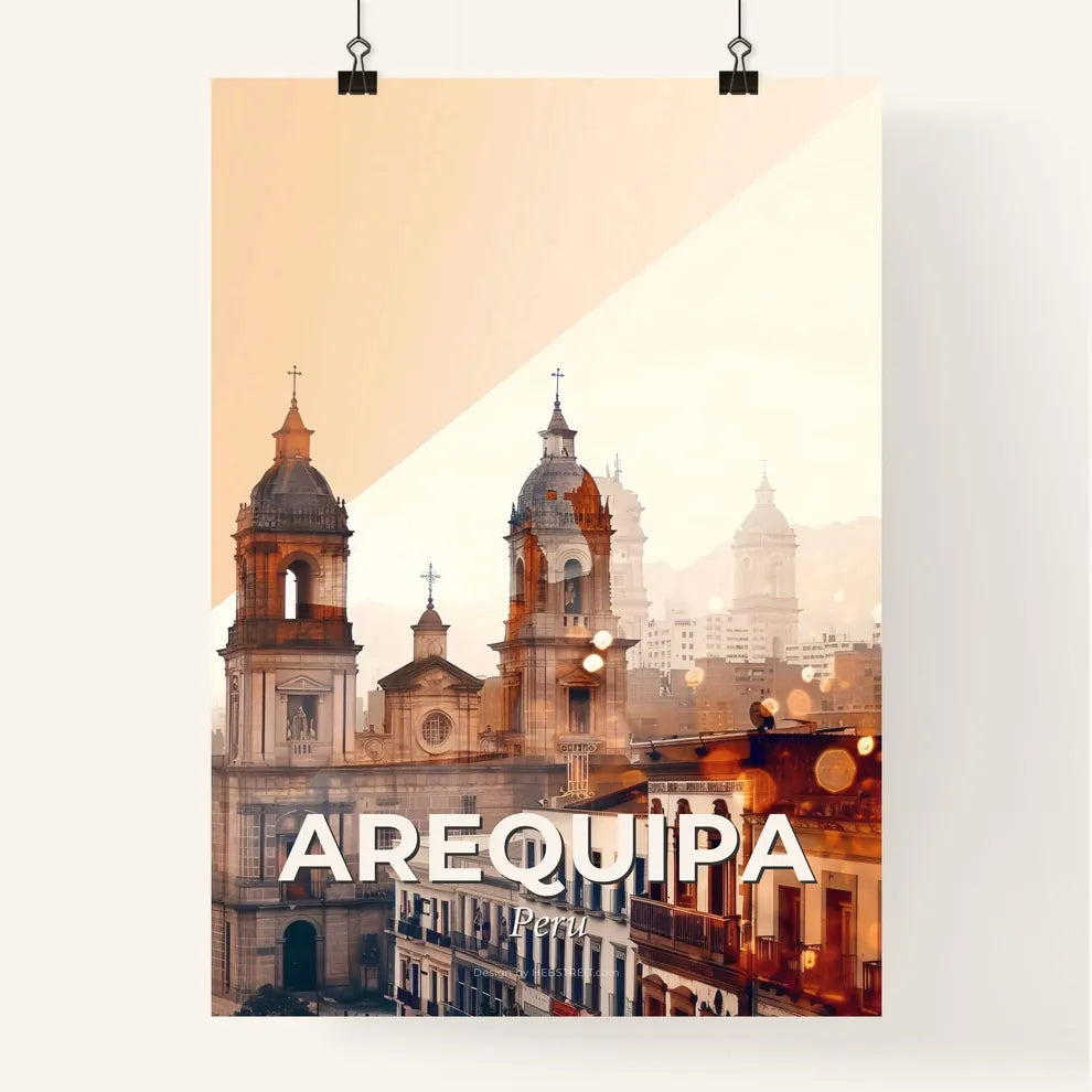 Arequipa: A Fusion of Tradition and Modernity in Poster Art Poster