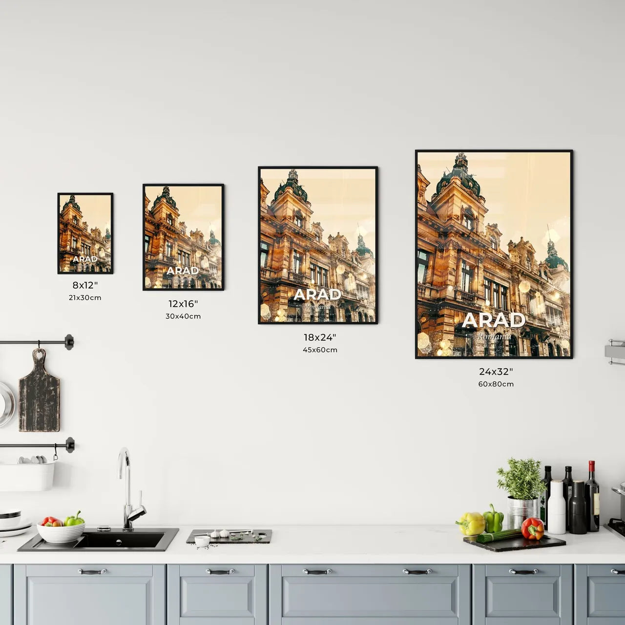 Arad Cityscape Composite Art Poster Office Art