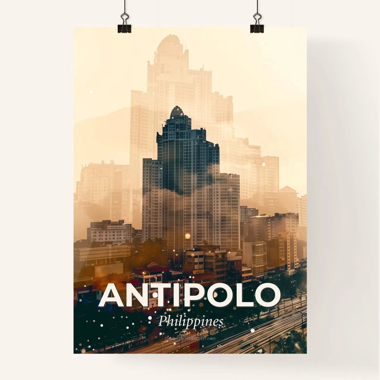 Antipolo: Vibrant Skyline, Local Charm Poster