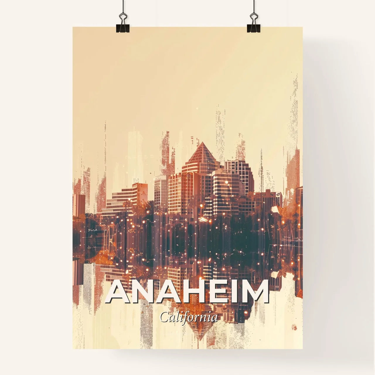 Anaheim City Symphony: Local Hues on Canvas Poster