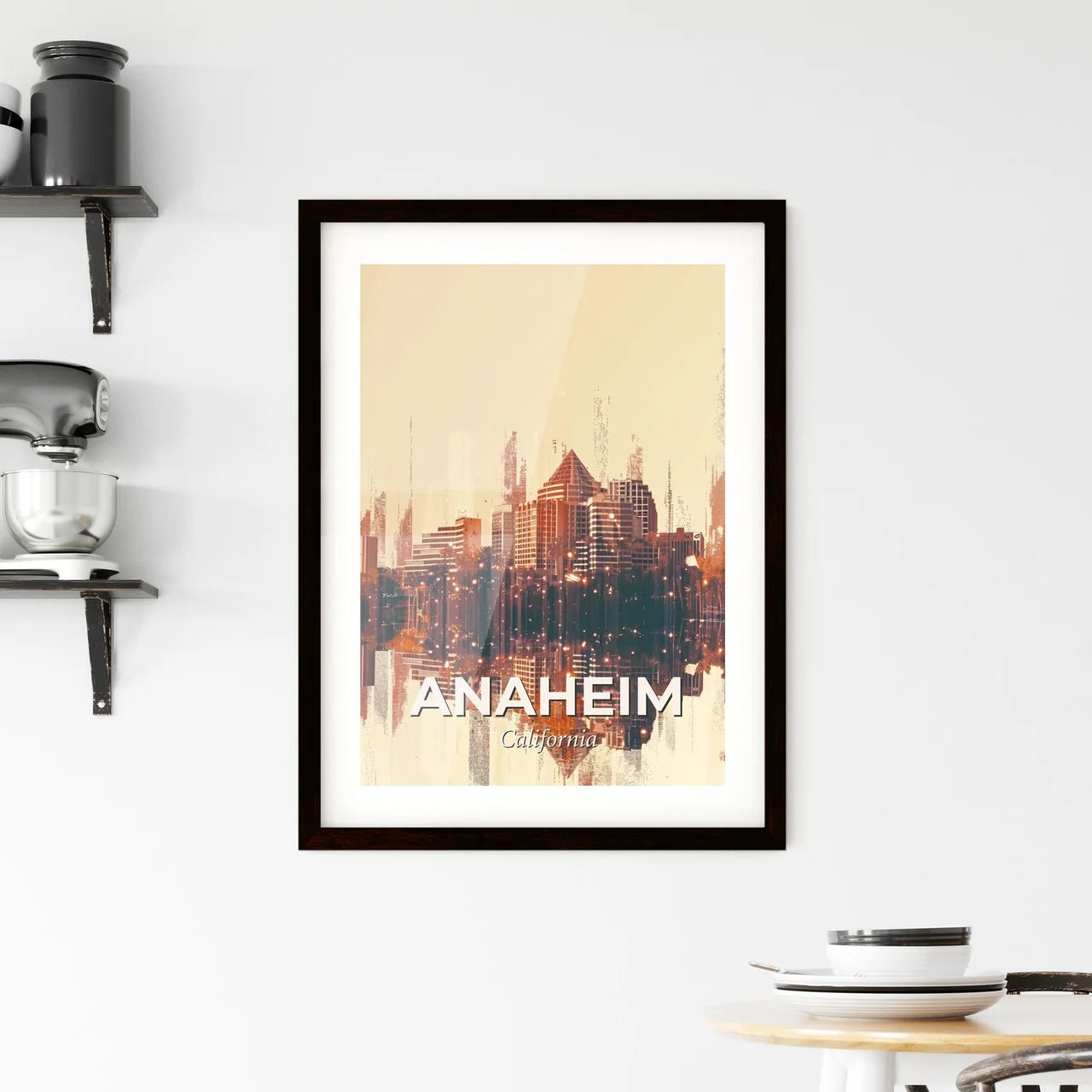 Anaheim City Symphony: Local Hues on Canvas Framed Print