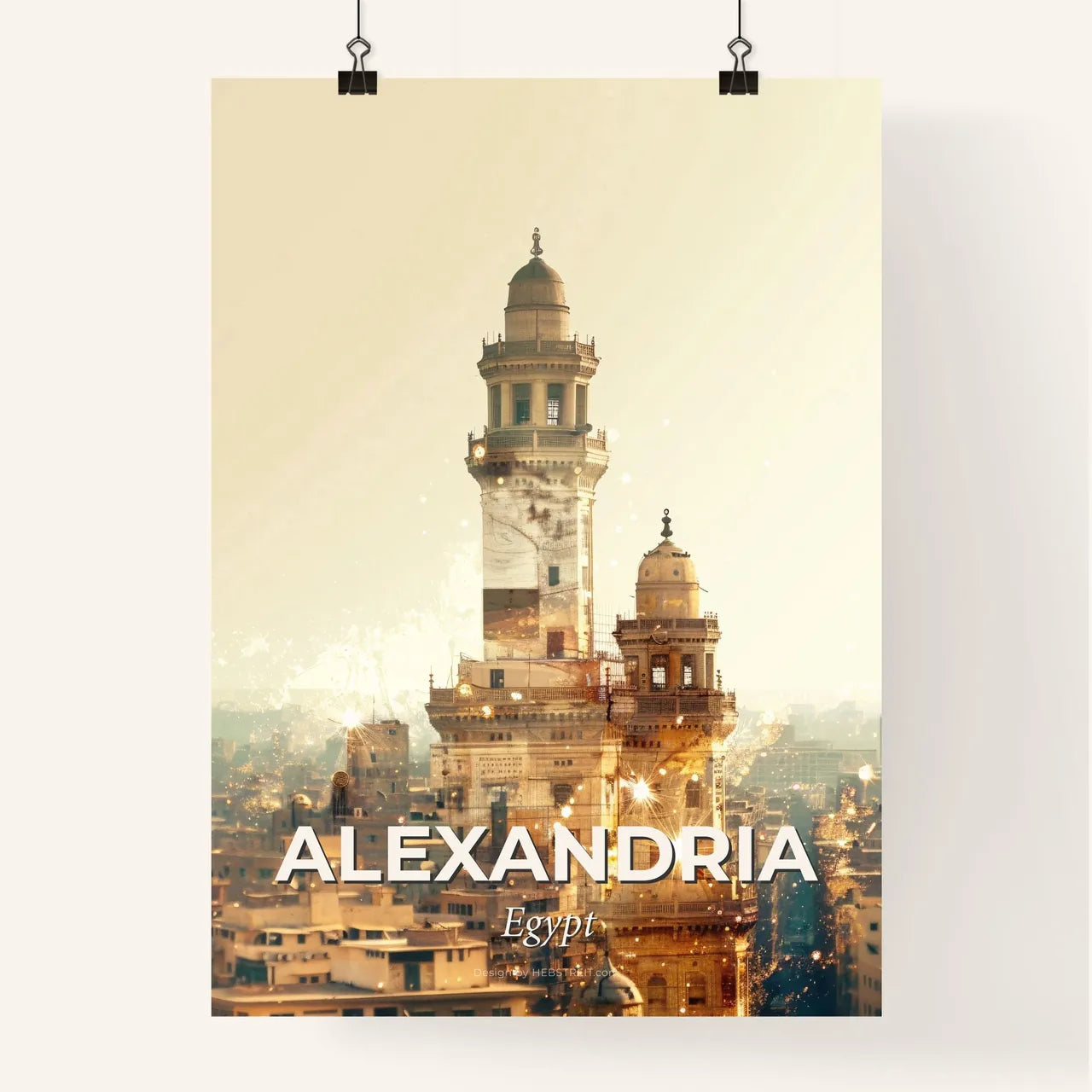 Alexandria The Beauty of Egypt in One Glance Poster