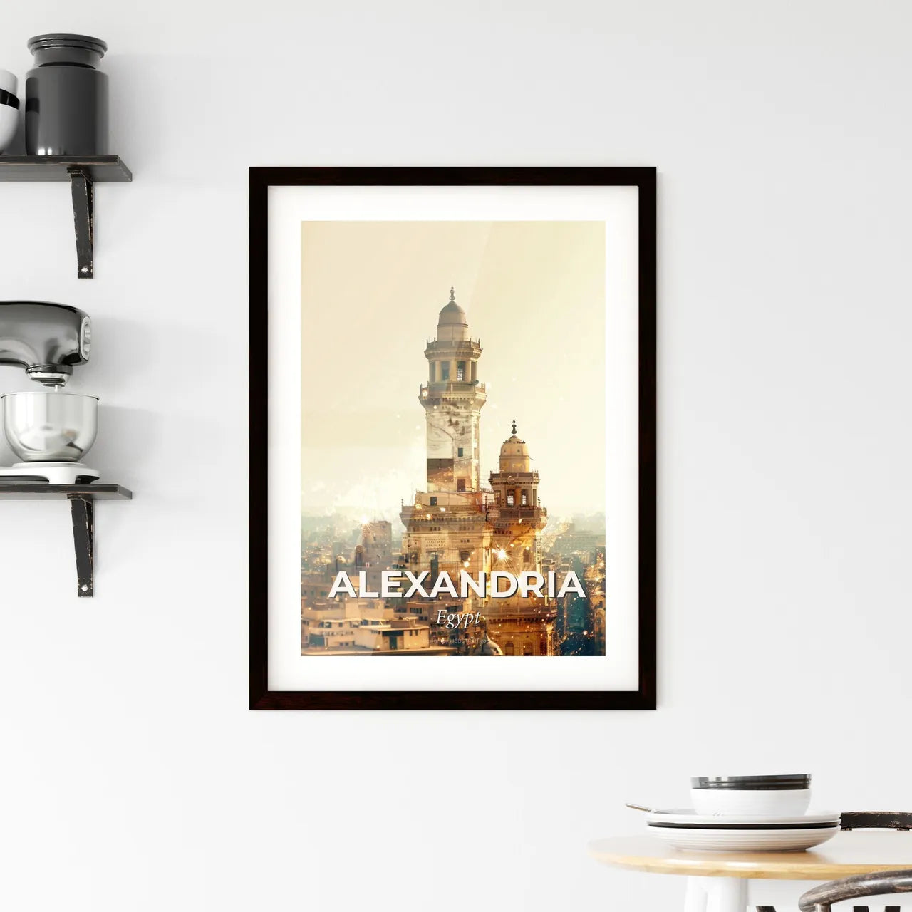 Alexandria The Beauty of Egypt in One Glance Framed Print