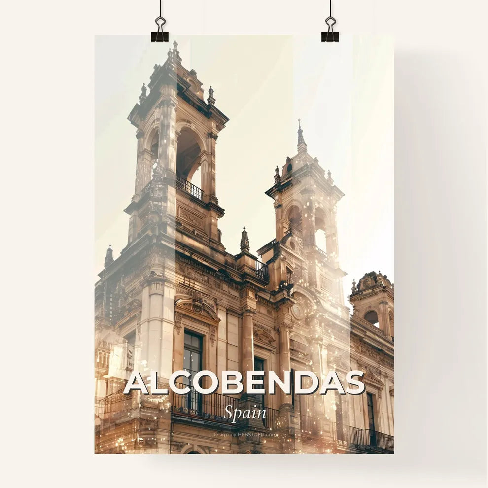 Alcobendas Skyline Composite Art Cityscape Poster Poster