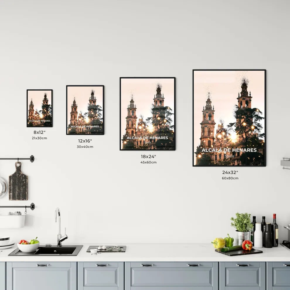 Alcala de Henares Skyline Art Cityscape Office Art