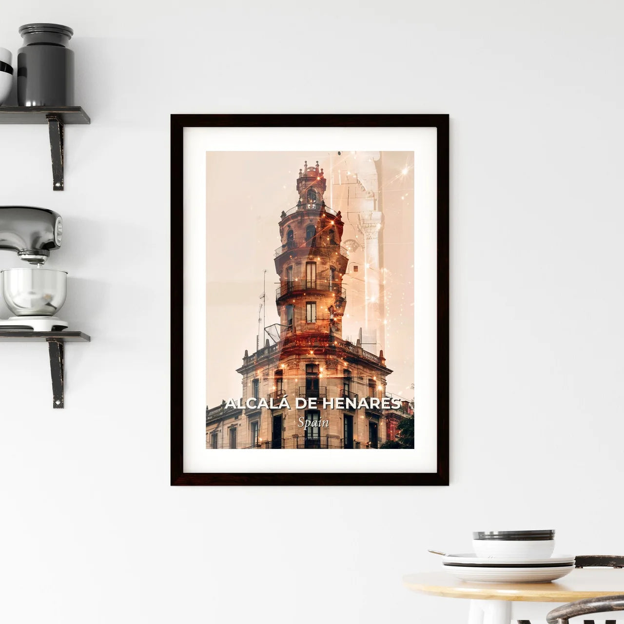 Alcalá de Henares Urban Dream Framed Print