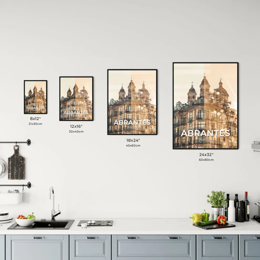 Abrantes Skyline Double Exposure Artwork Office Art