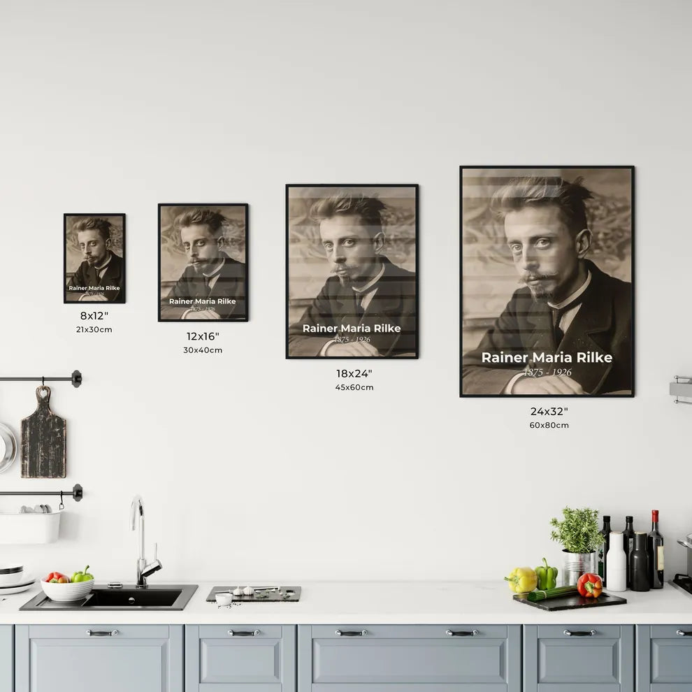 Rainer Maria Rilke, 1875 - 1926, Austrian poet - A Man With A