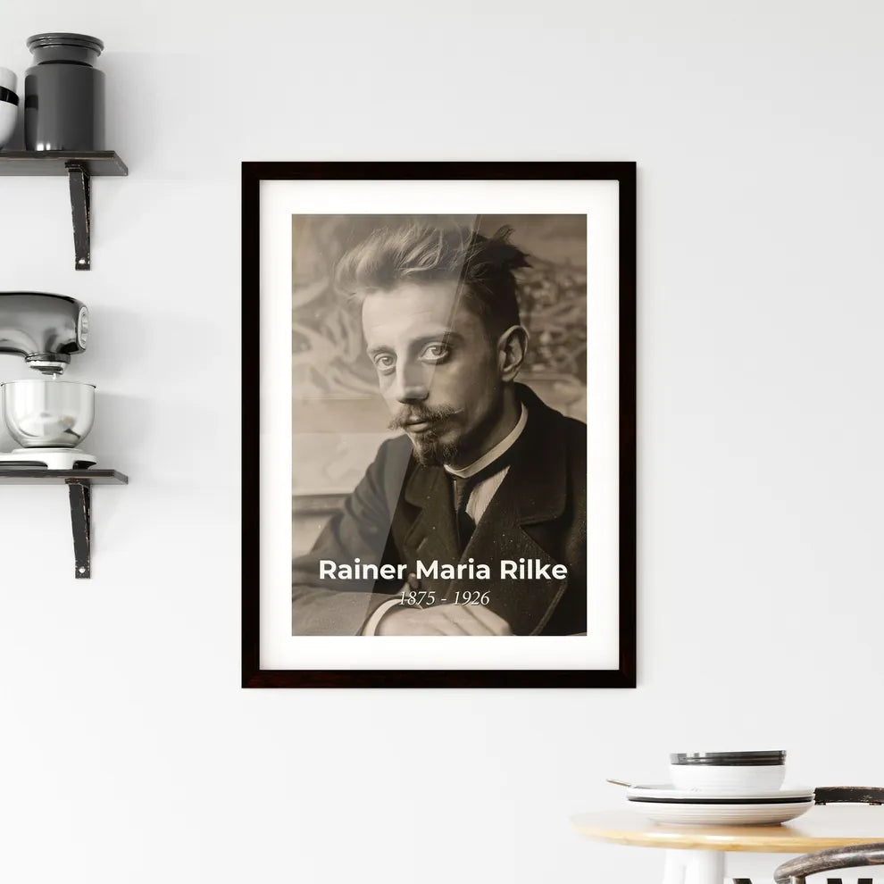 Rainer Maria Rilke, 1875 - 1926, Austrian poet - A Man With A
