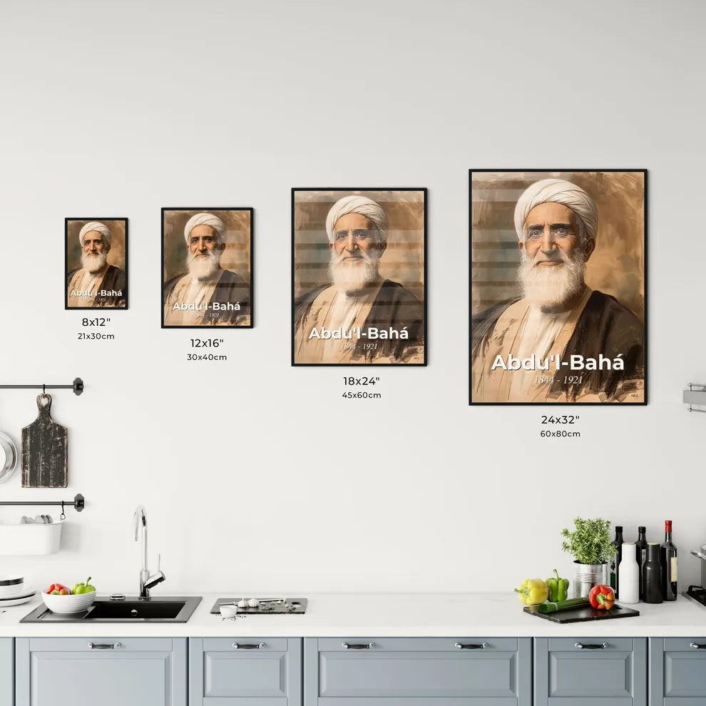 Elegant Portrait of Abdul Size Chart
