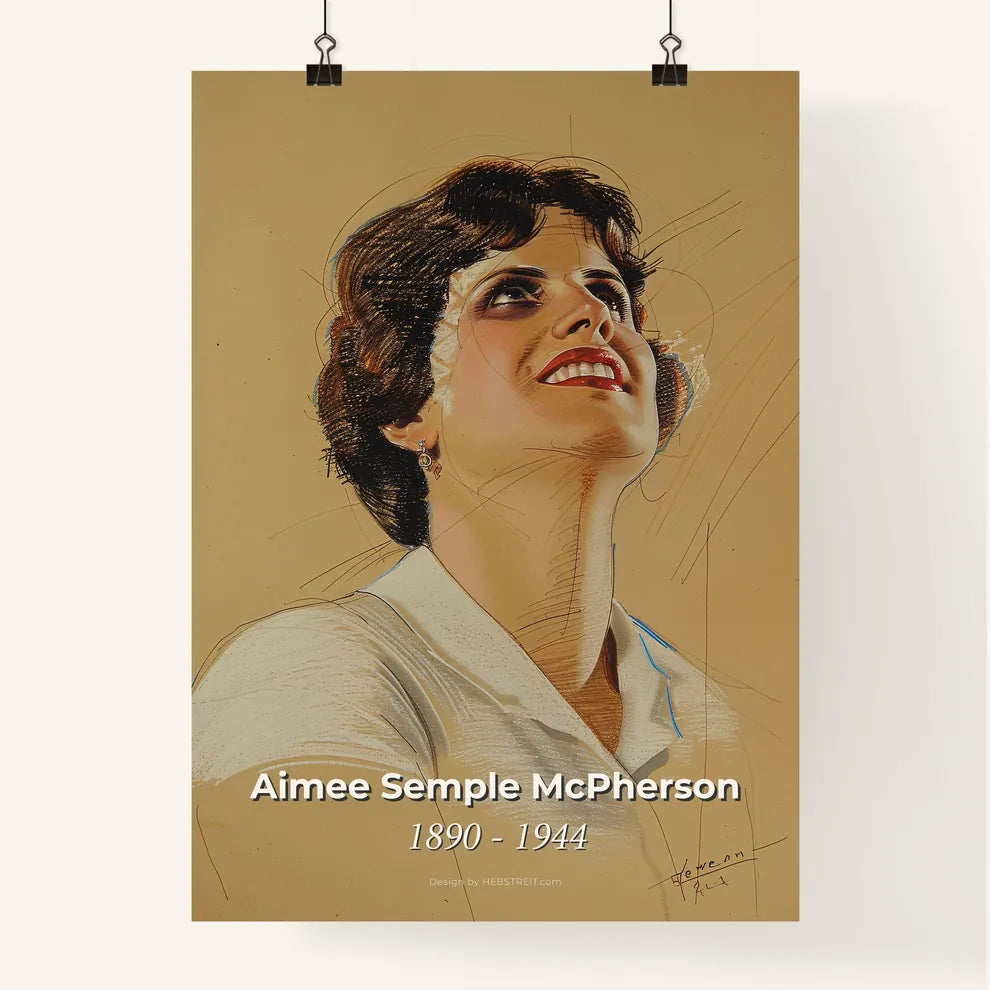 Radiant Aimee Semple McPherson Poster