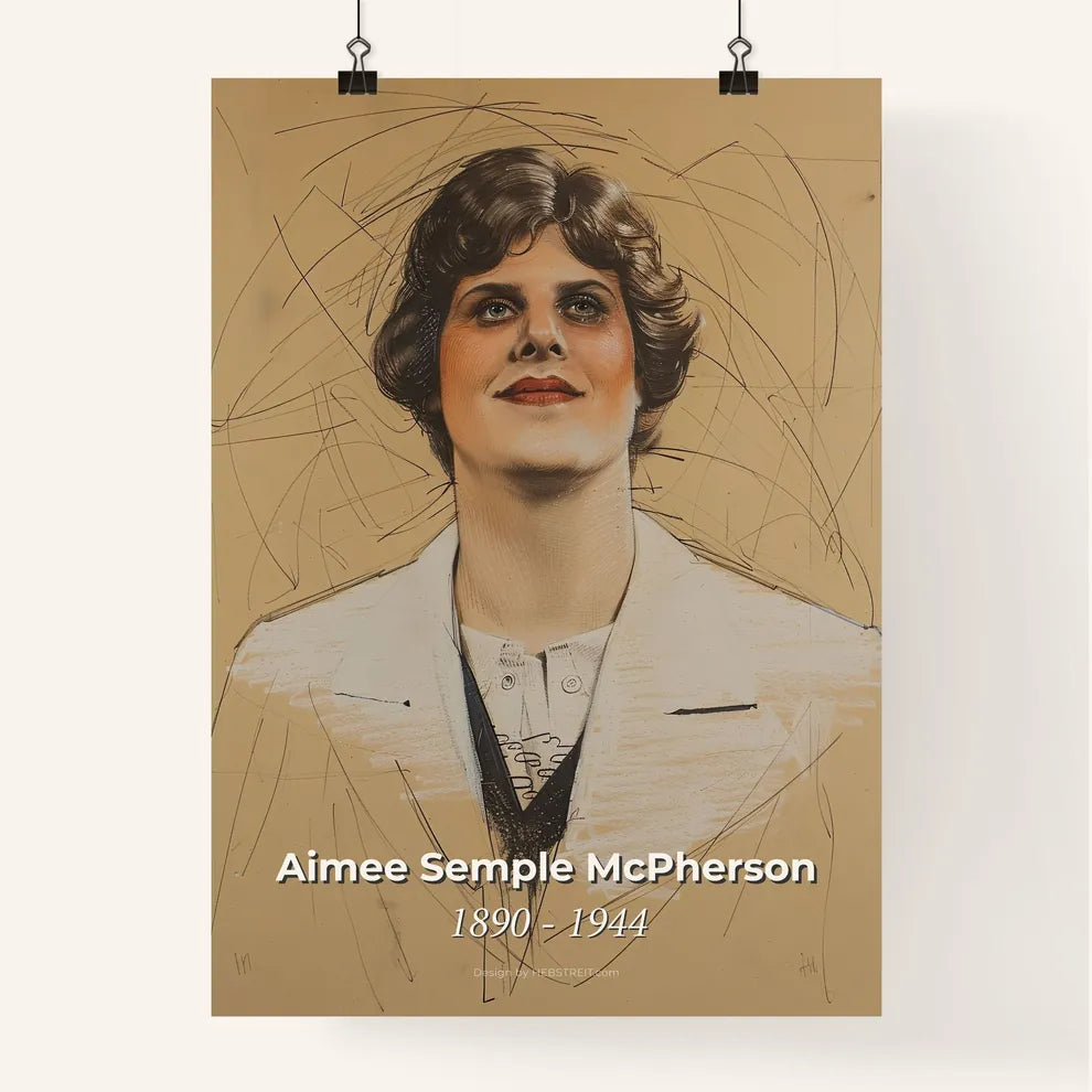 Enchanting Portrait of Aimee Se Poster