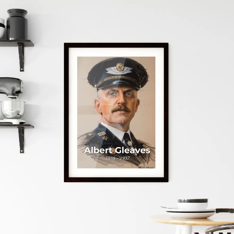 Elegant Portrait of Admiral Albert Gleaves Hangings