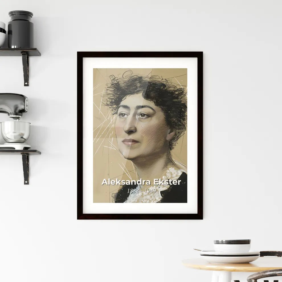 Vibrant Portrait of Aleksa Framed Print