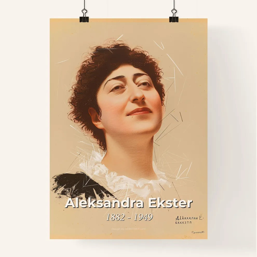 Elegant Abstract Portrait  Poster