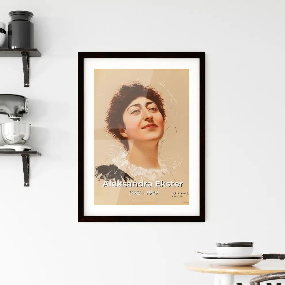 Elegant Abstract Portrait  Framed Print