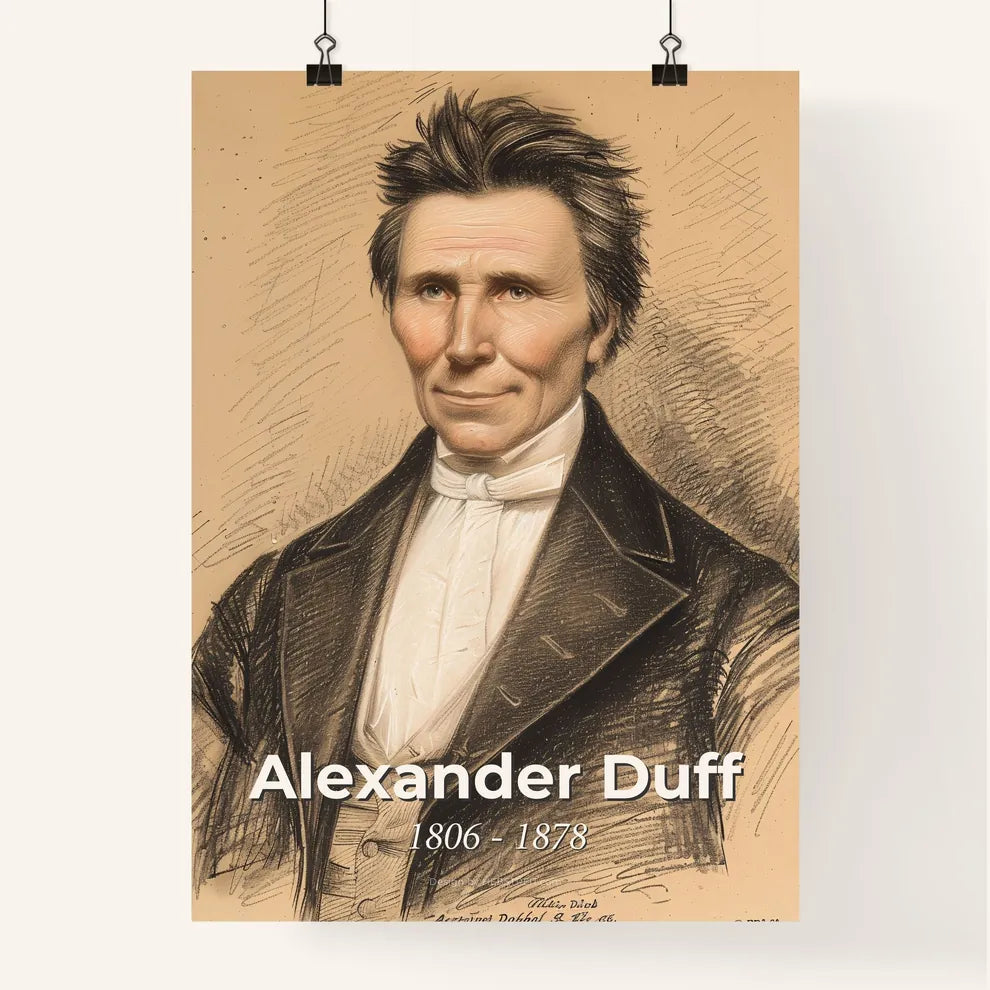 Elegant Portrait of Alexander Duff Poster